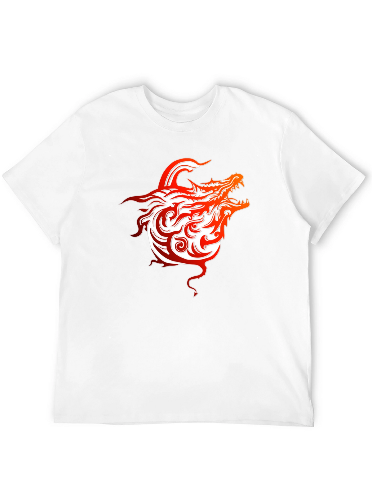 Fiery Dragon Graphic Tee - Bold Style