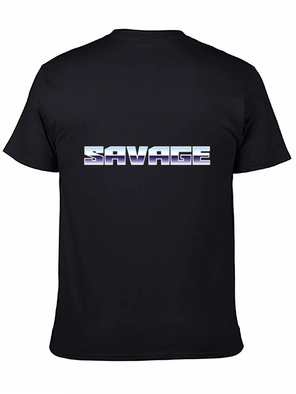 Savage Black T-Shirt - Retro Style