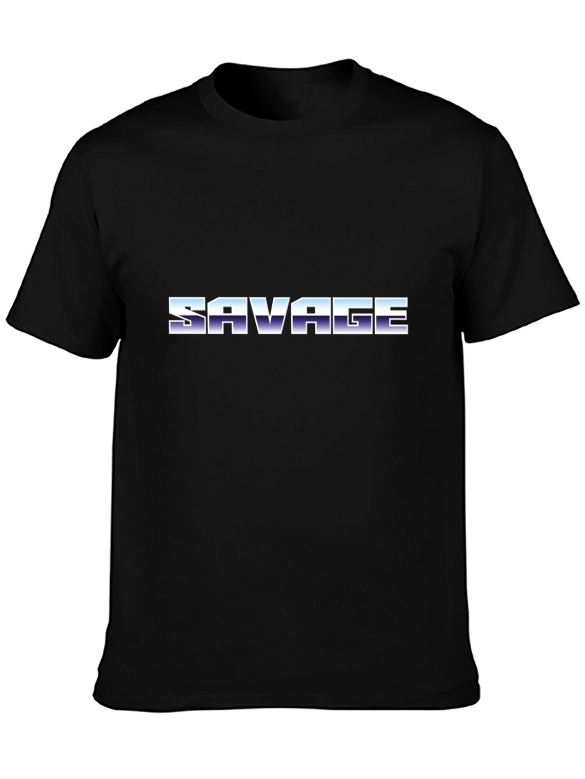 Savage Black T-Shirt - Retro Style