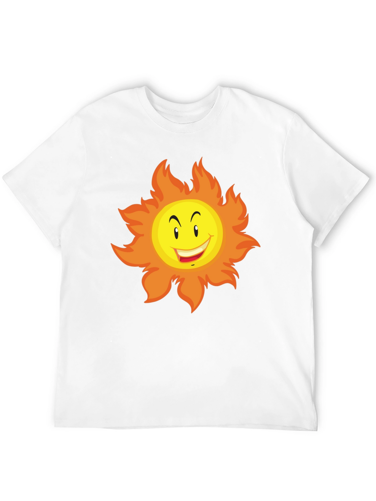 Funny Sun Graphic Tee - Black