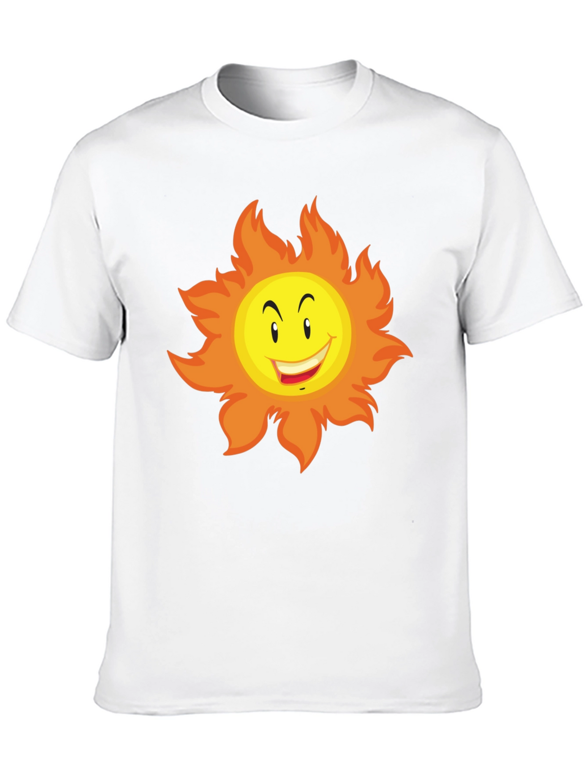 Funny Sun Graphic Tee - Black