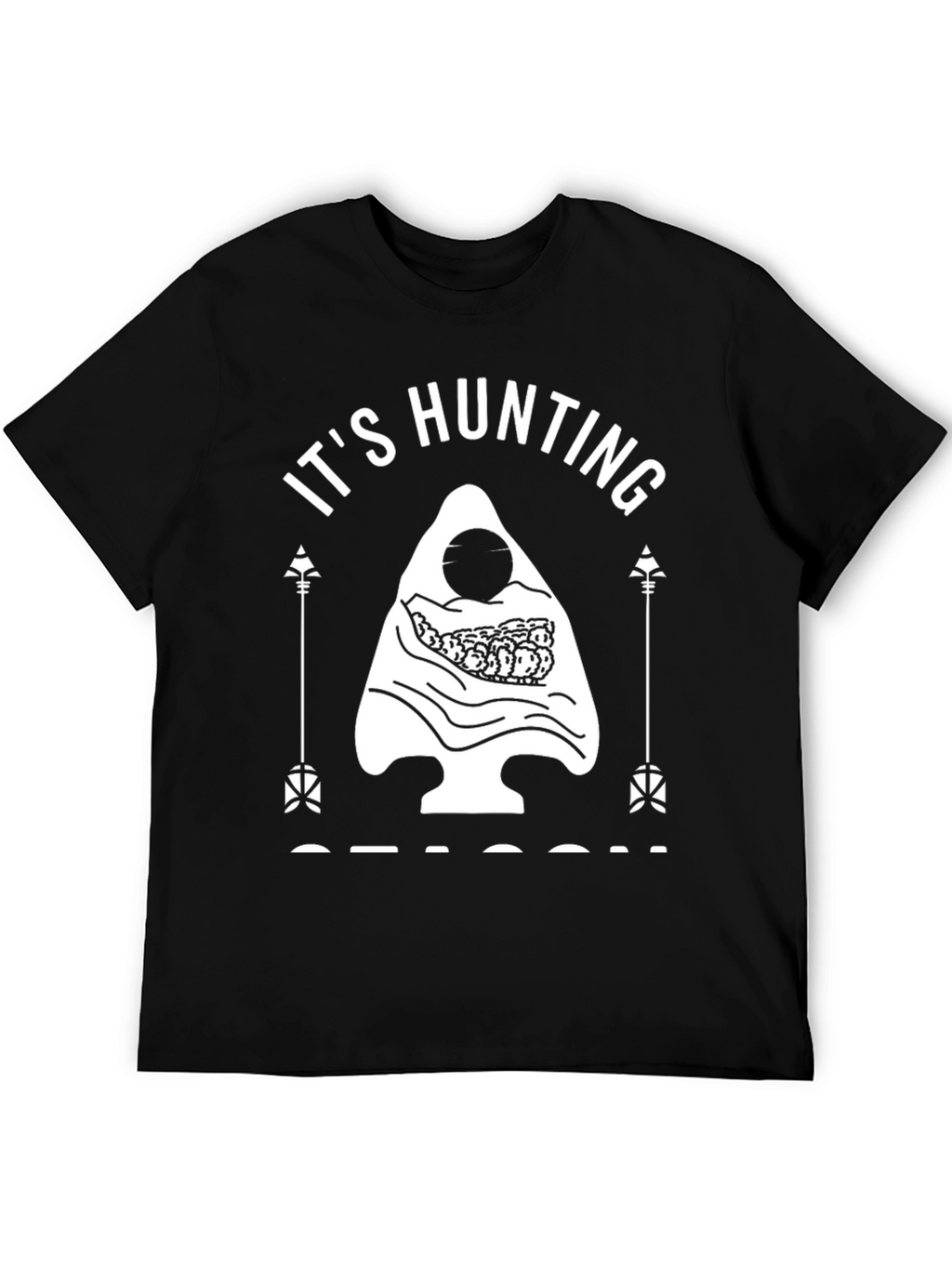 Hunting Season Black Graphic Tee