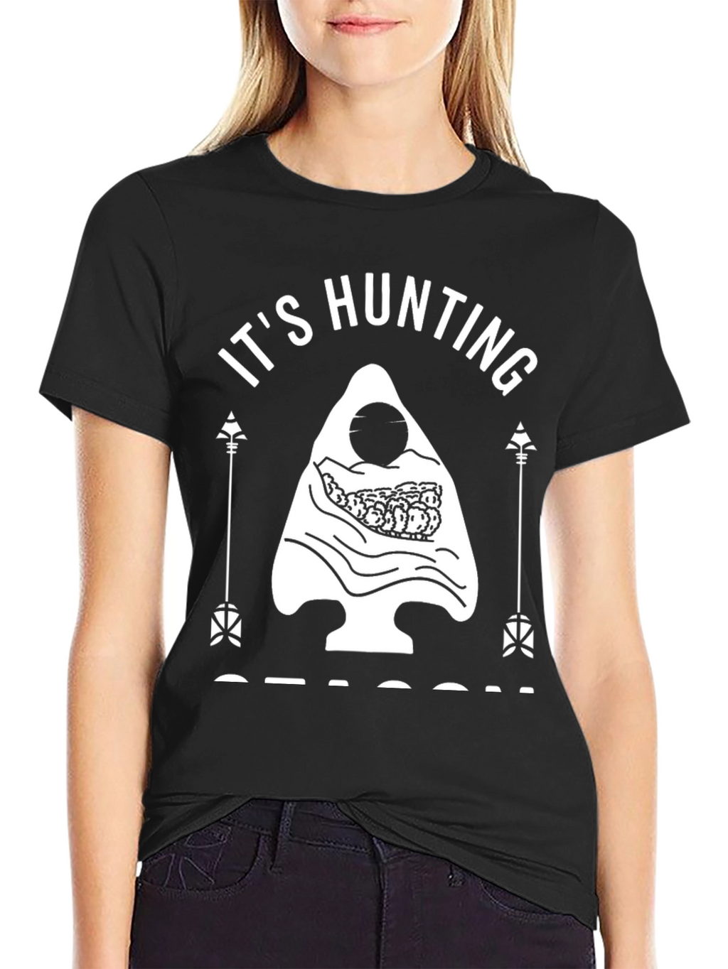 Hunting Season Black Graphic Tee