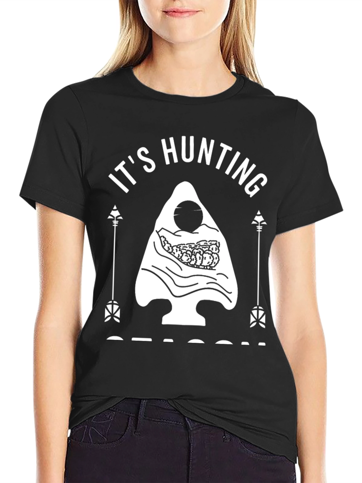 Hunting Season Black Graphic Tee