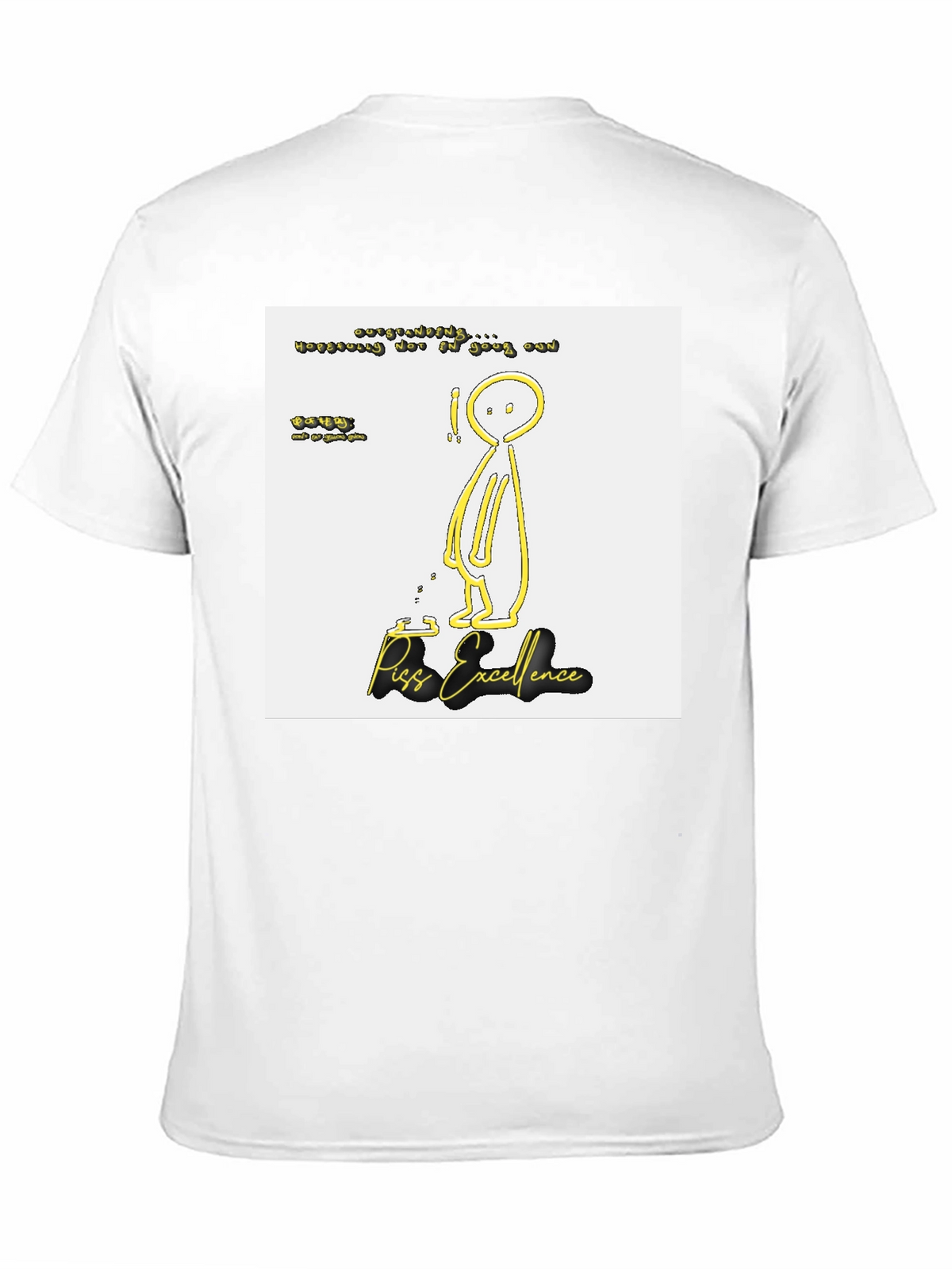 Piss Excellence Graphic Tee - Edgy Humor Shirt