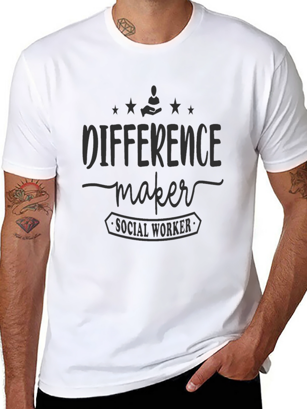 Difference Maker Social Worker T-Shirt