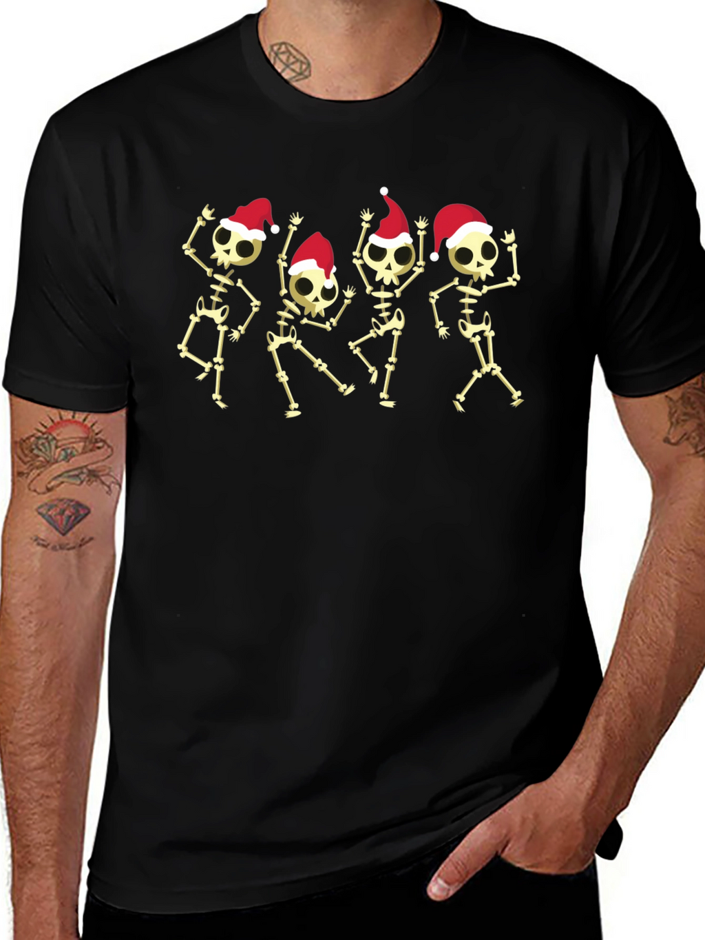 Skeletal Christmas Tee