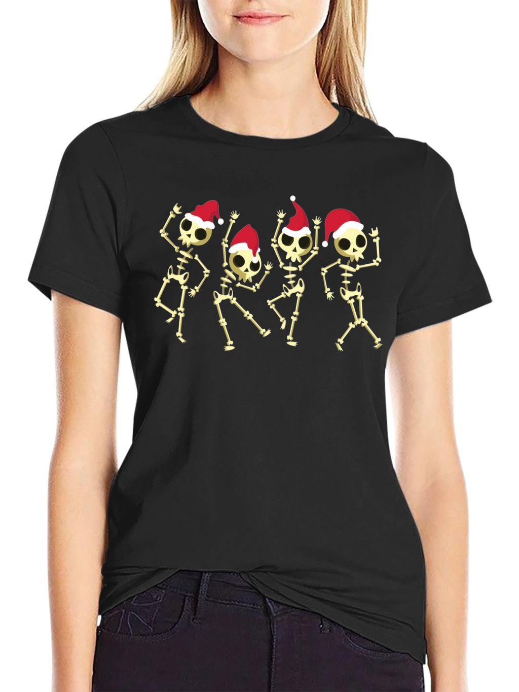 Skeletal Christmas Tee