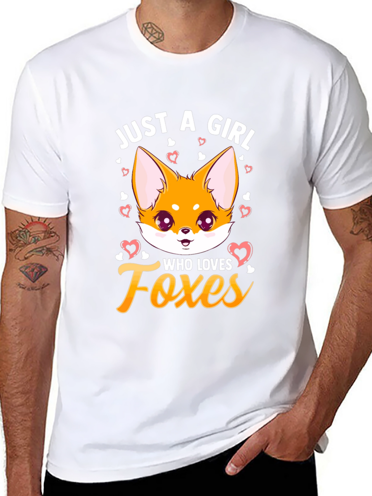 Just A Girl Who Loves Foxes T-Shirt
