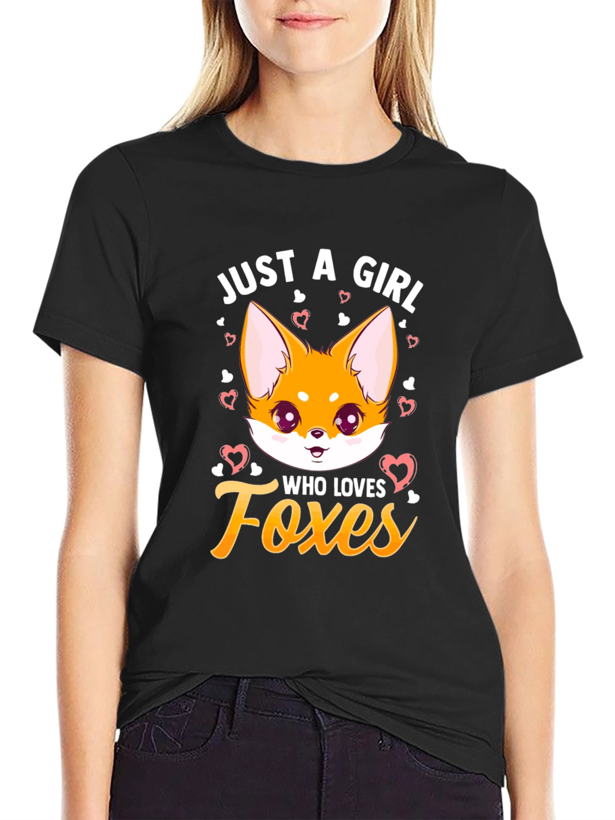 Just A Girl Who Loves Foxes T-Shirt