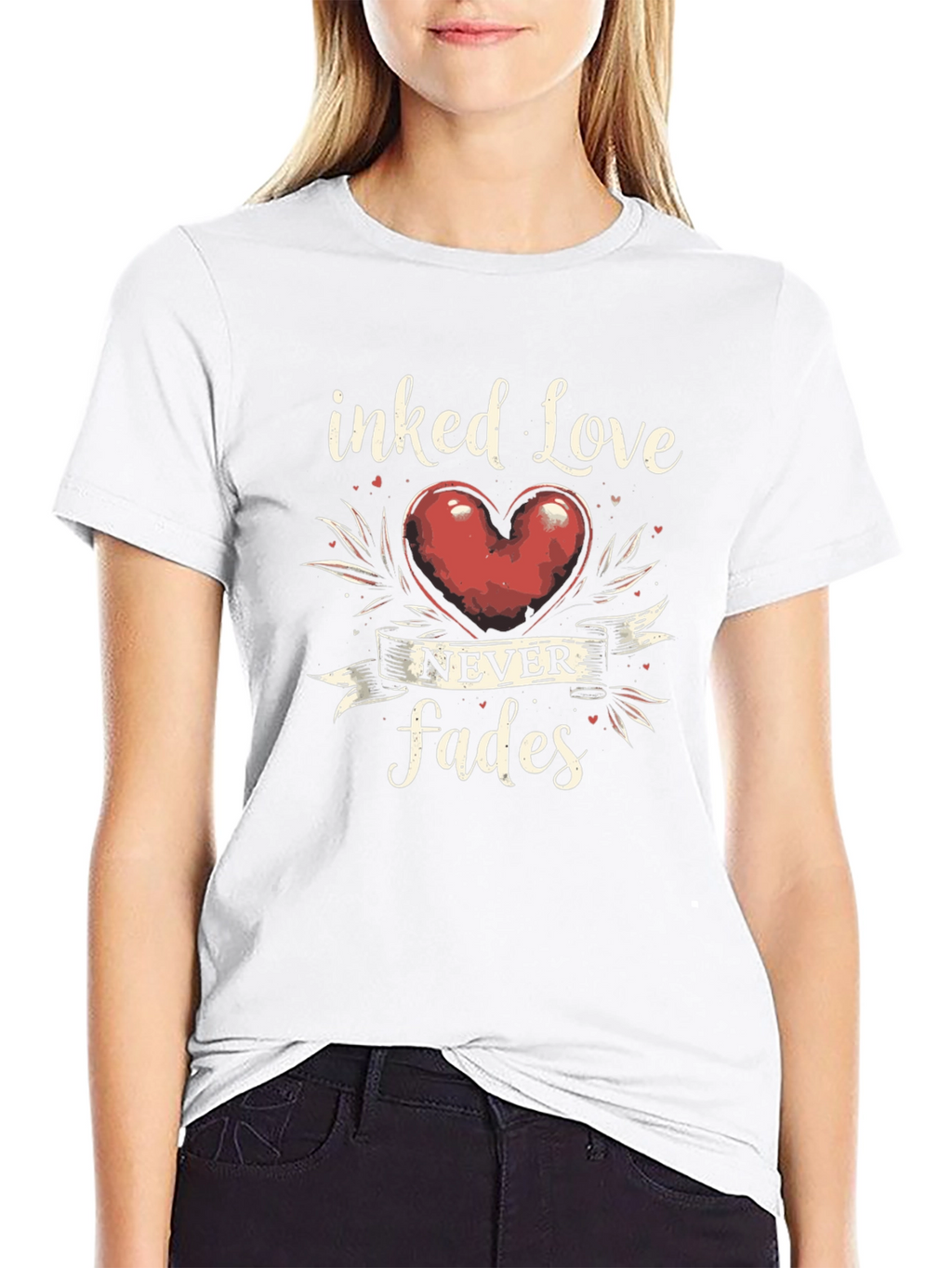Inked Love Never Fades Graphic T-Shirt