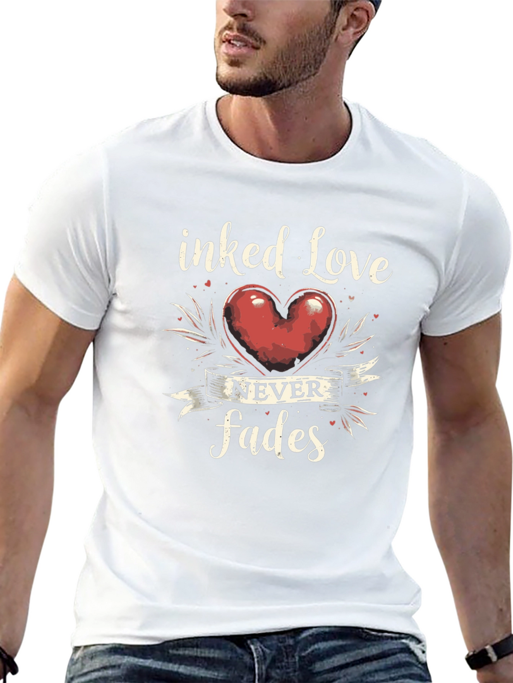 Inked Love Never Fades Graphic T-Shirt
