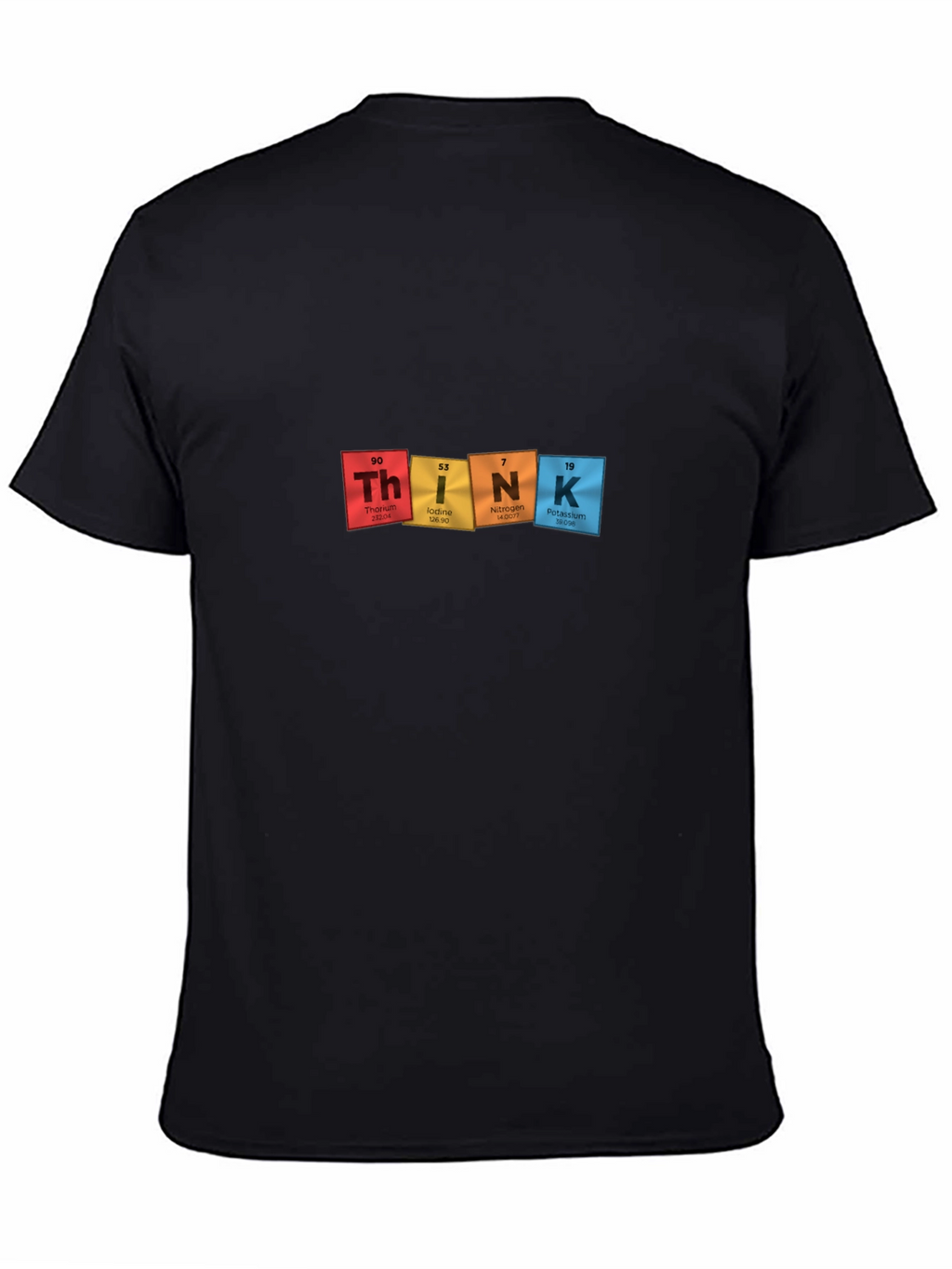 Periodic Table THINK Black T-Shirt - Science Tee