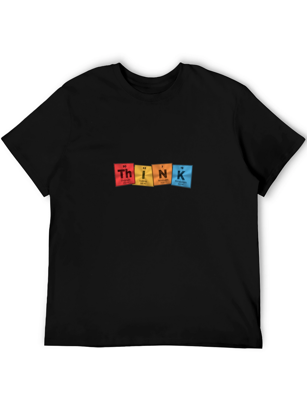Periodic Table THINK Black T-Shirt - Science Tee