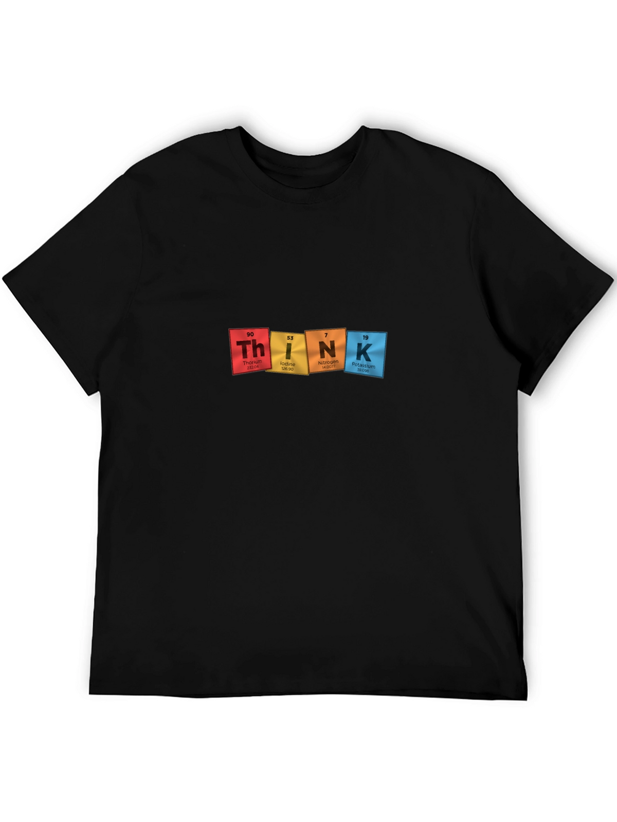 Periodic Table THINK Black T-Shirt - Science Tee