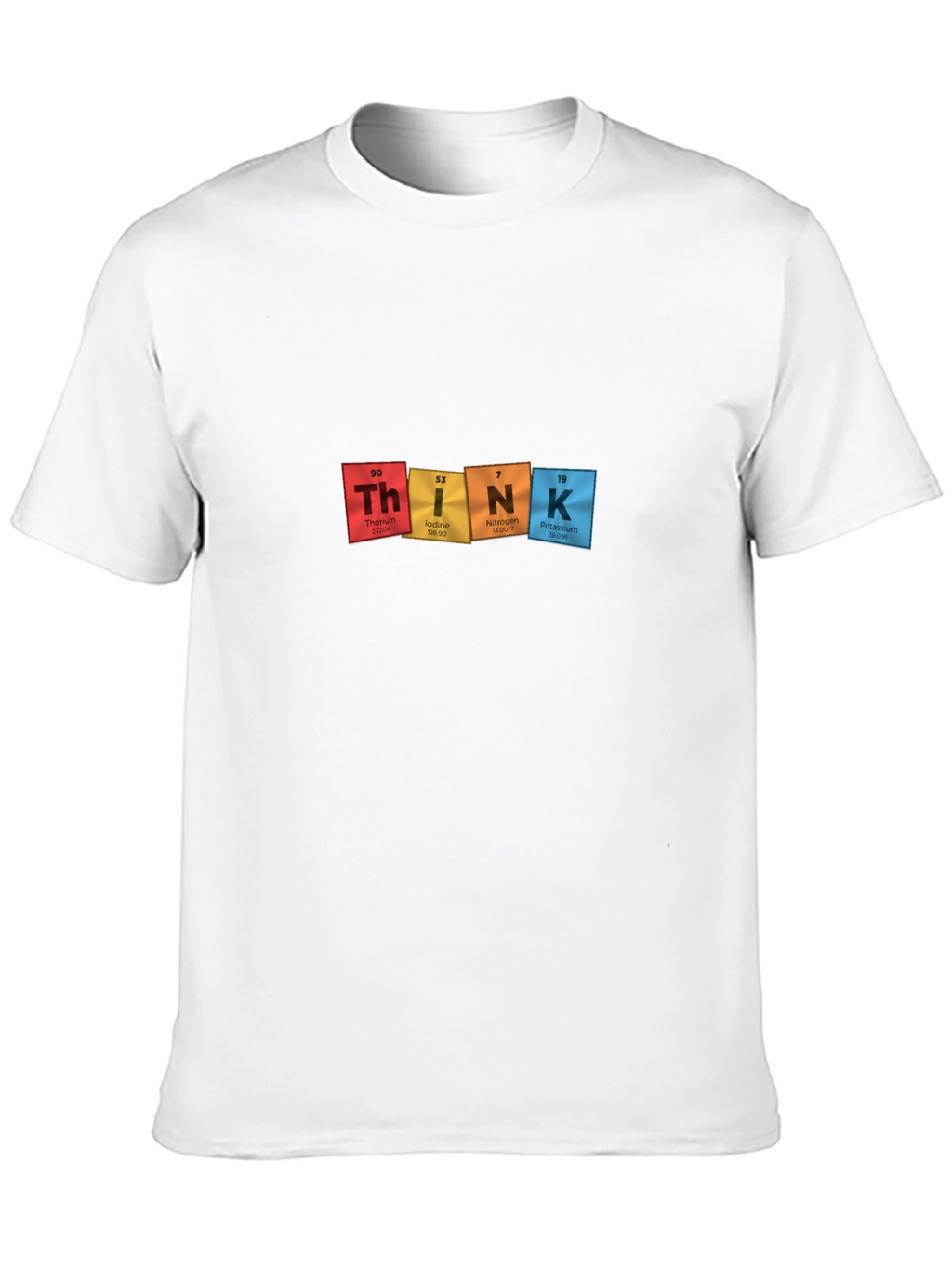Periodic Table THINK Black T-Shirt - Science Tee