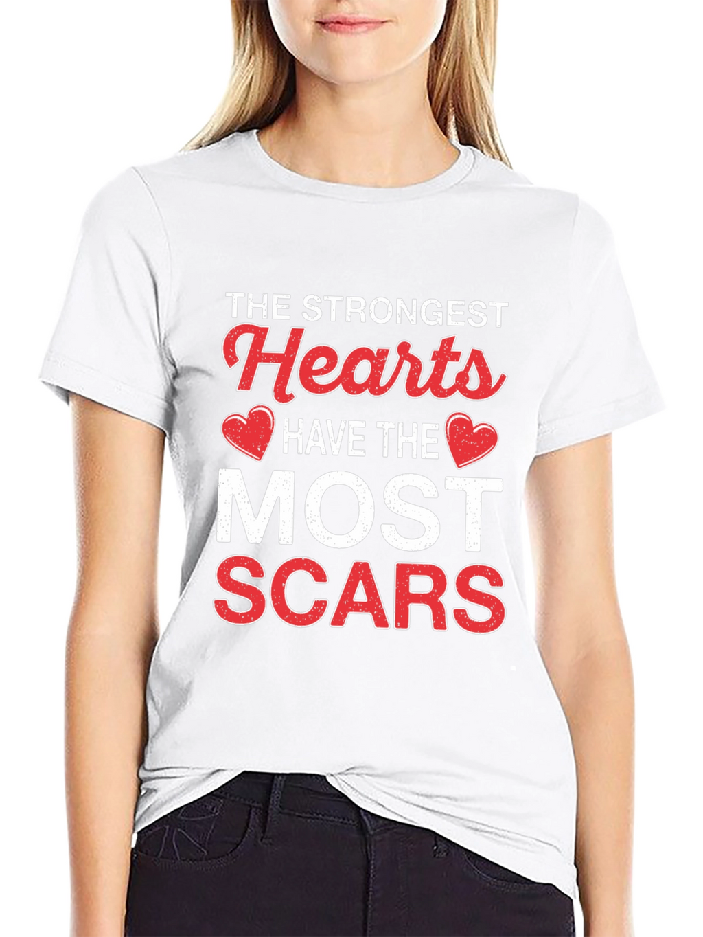 Strongest Hearts Scars Graphic Tee