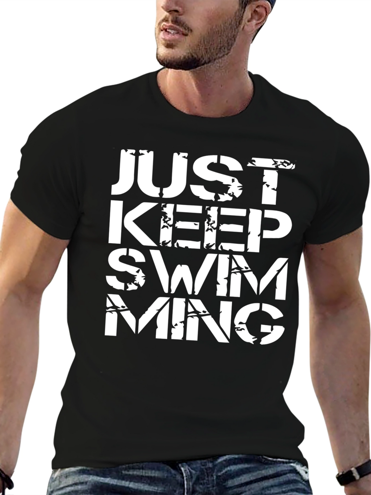 Just Keep Swimming Graphic Tee