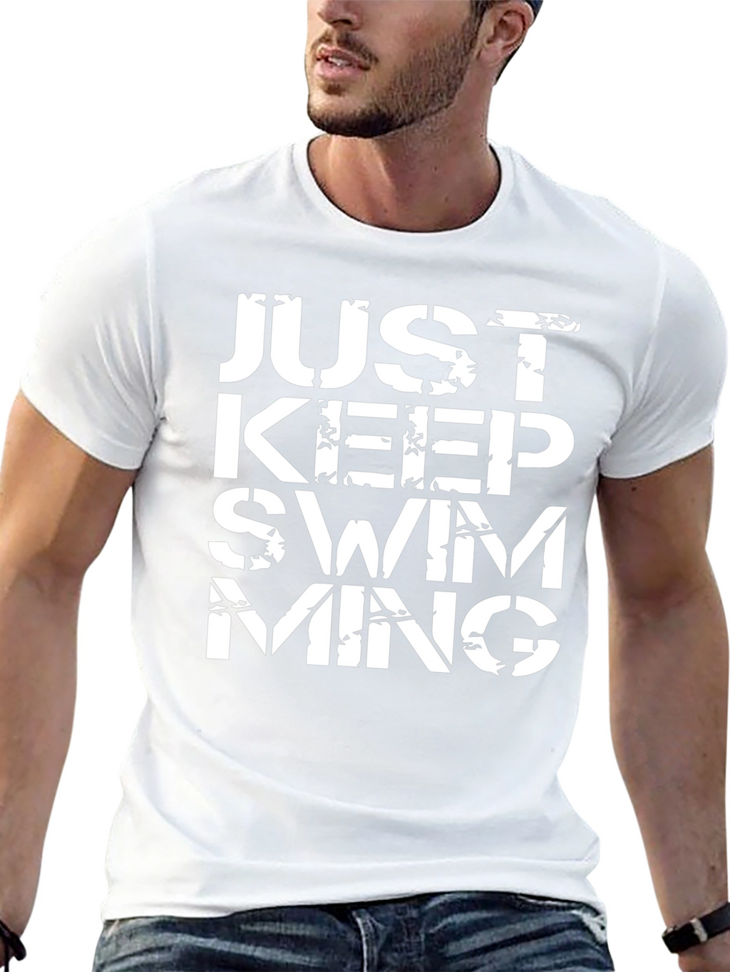 Just Keep Swimming Graphic Tee