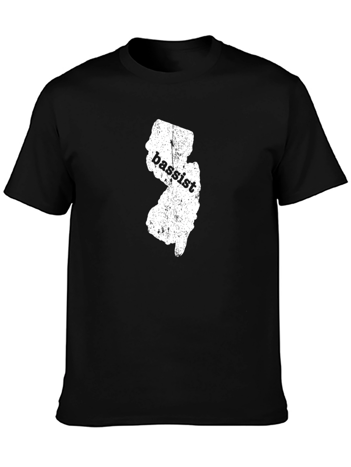 New Jersey Bassist Black T-Shirt