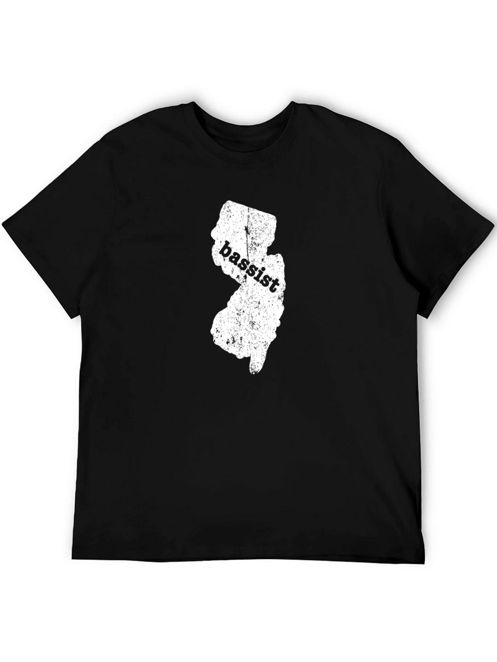 New Jersey Bassist Black T-Shirt