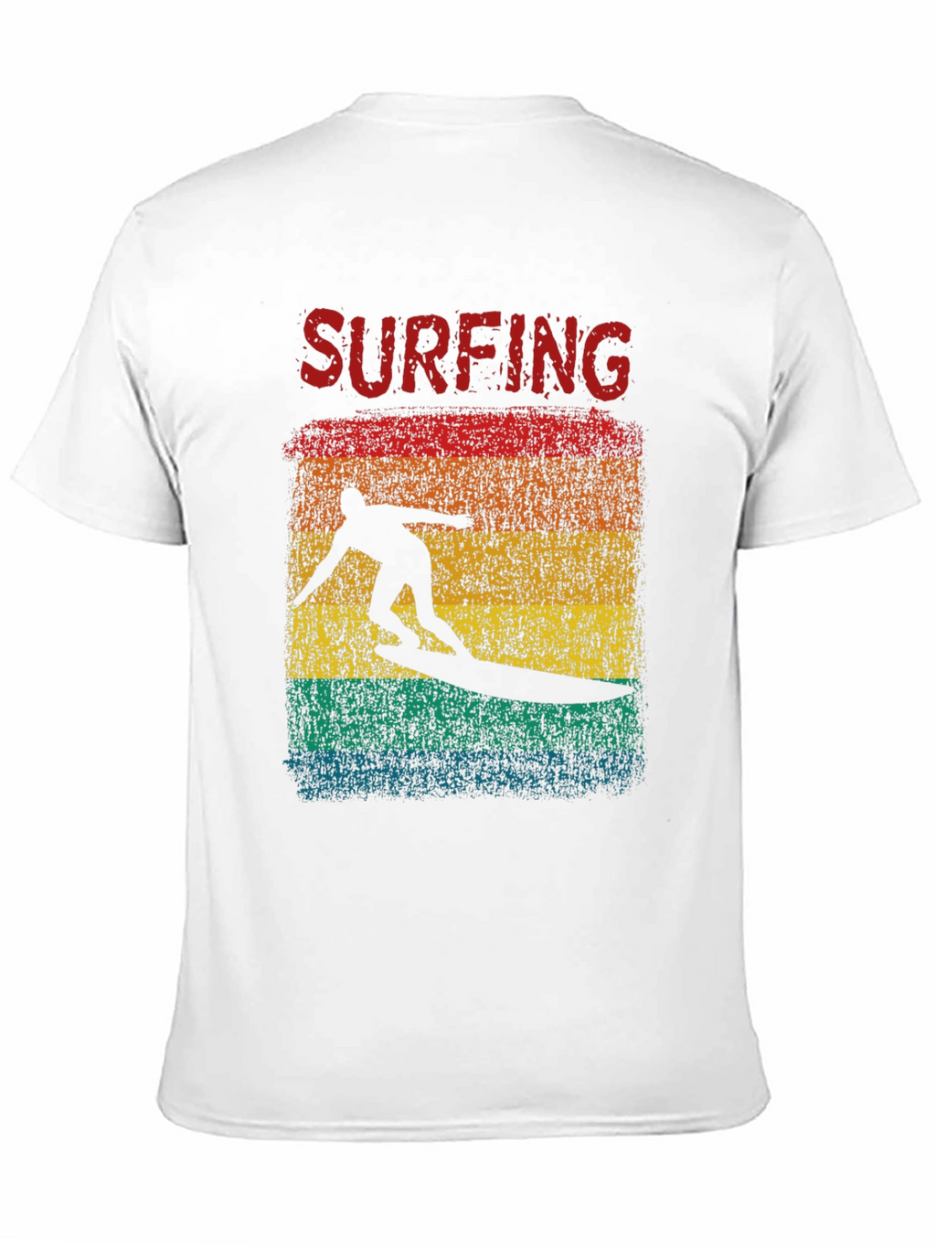 Surfing Retro Graphic Tee - Black