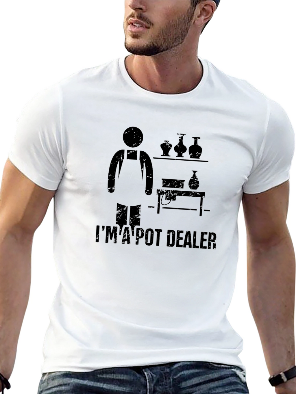 Im A Pot Dealer Funny Pottery T-Shirt