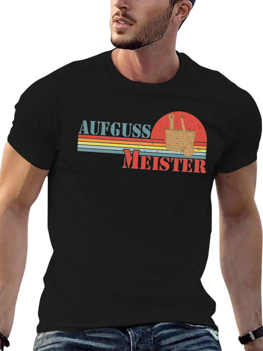 Aufguss Meister Sauna Retro T-Shirt