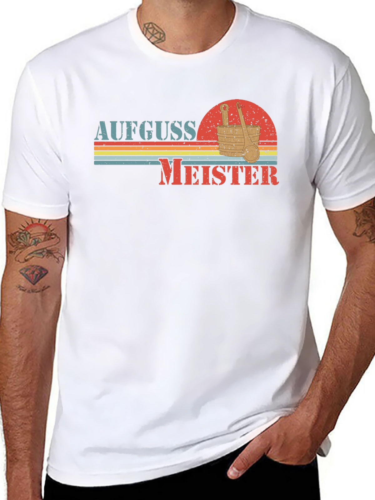 Aufguss Meister Sauna Retro T-Shirt