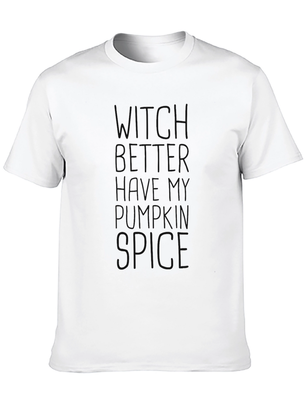 Mens Black Funny Pumpkin Spice T-Shirt