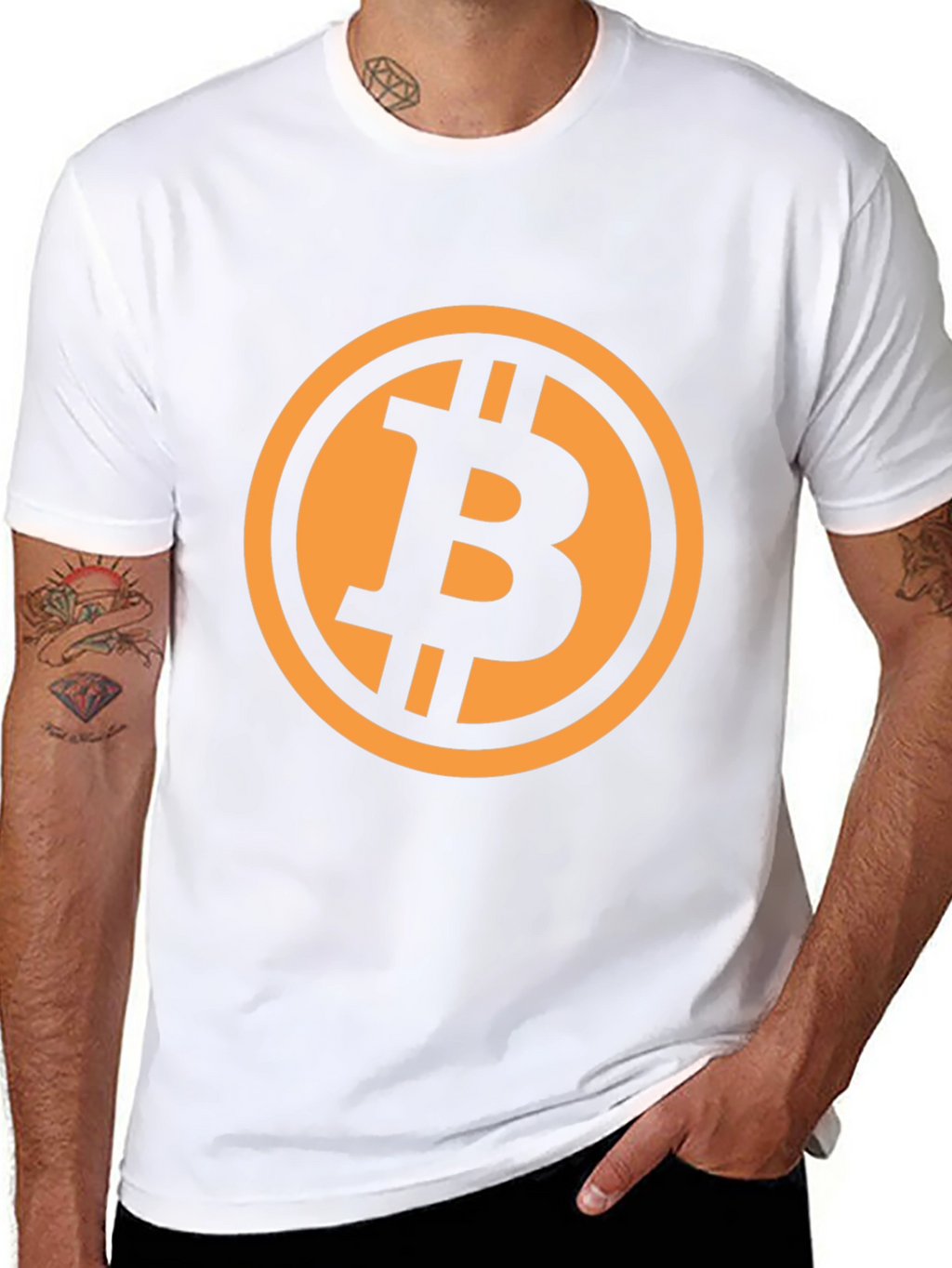 Bitcoin Symbol T-Shirt - Crypto Currency Tee