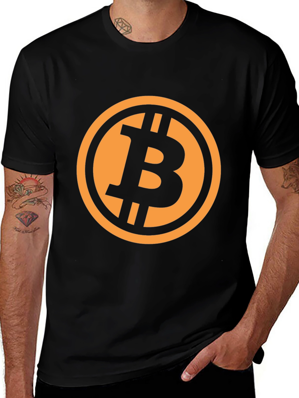 Bitcoin Symbol T-Shirt - Crypto Currency Tee