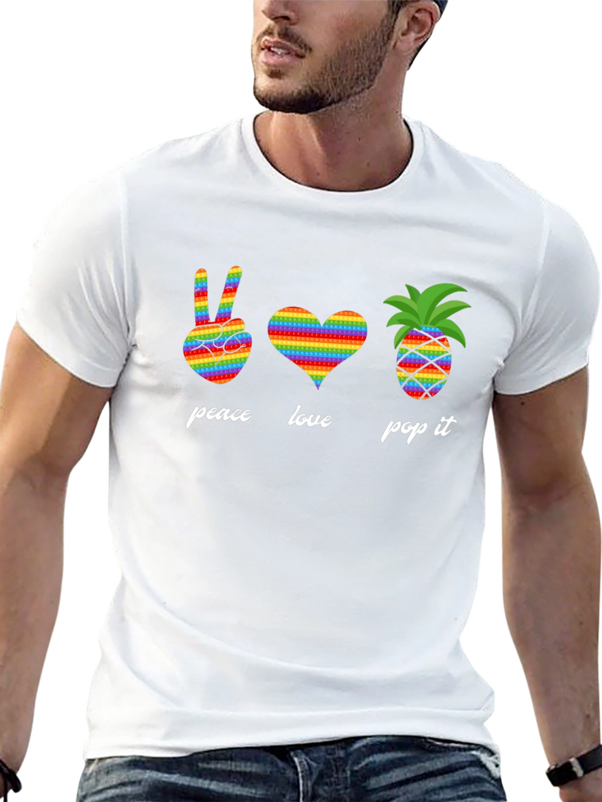 Peace Love Pop It T-Shirt