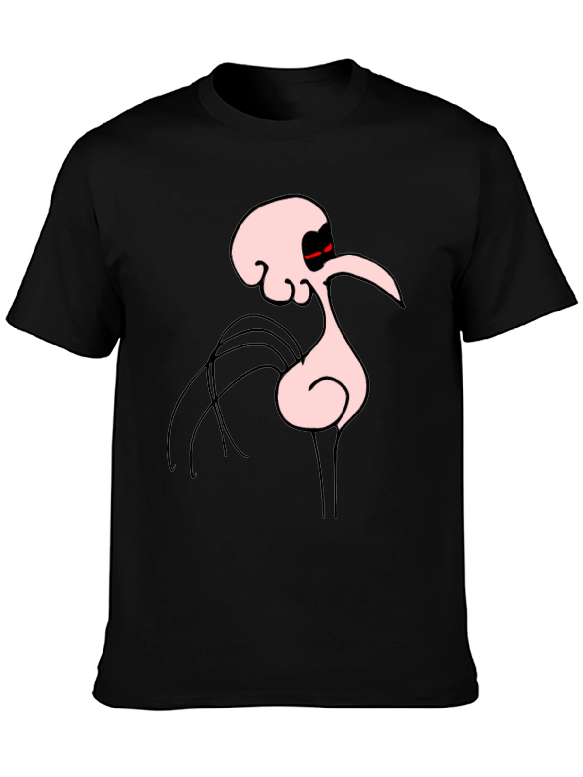 Bold Squidward T-Shirt - Black Cartoon Tee