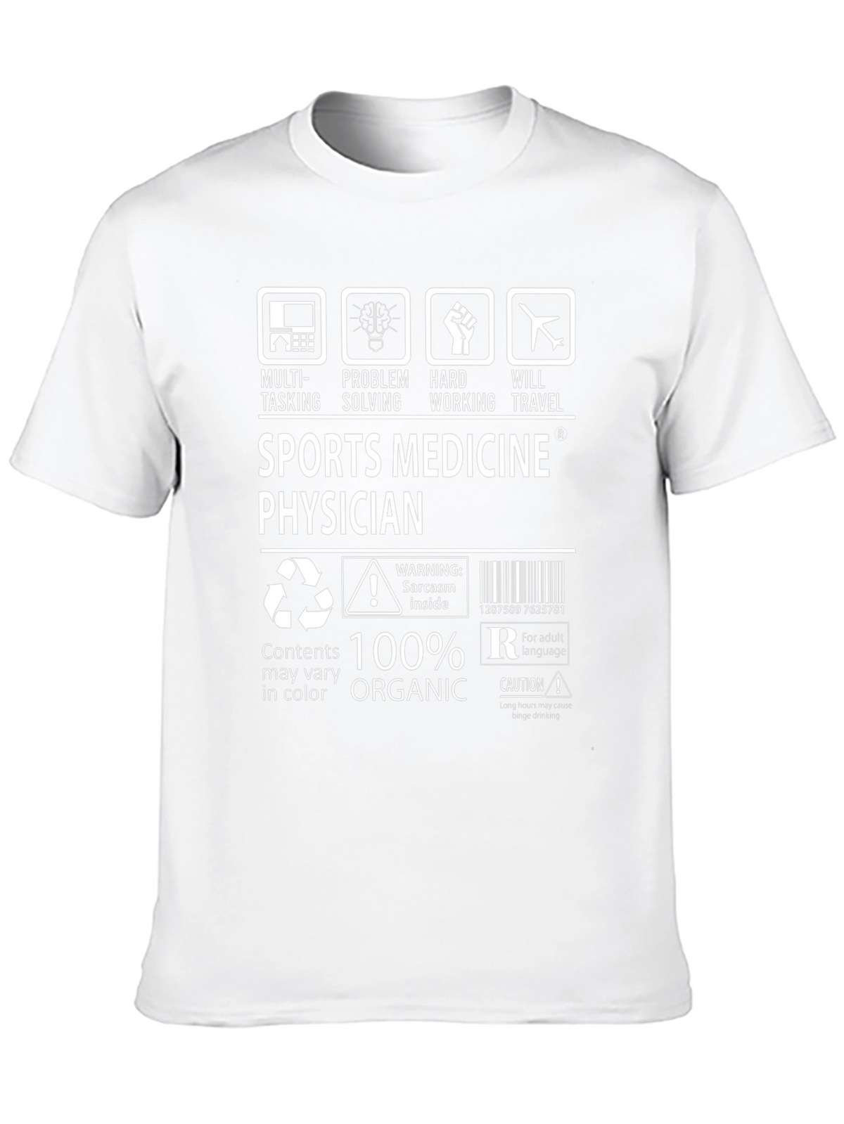 Sports Medicine Physician 100% Organic T-Shirt