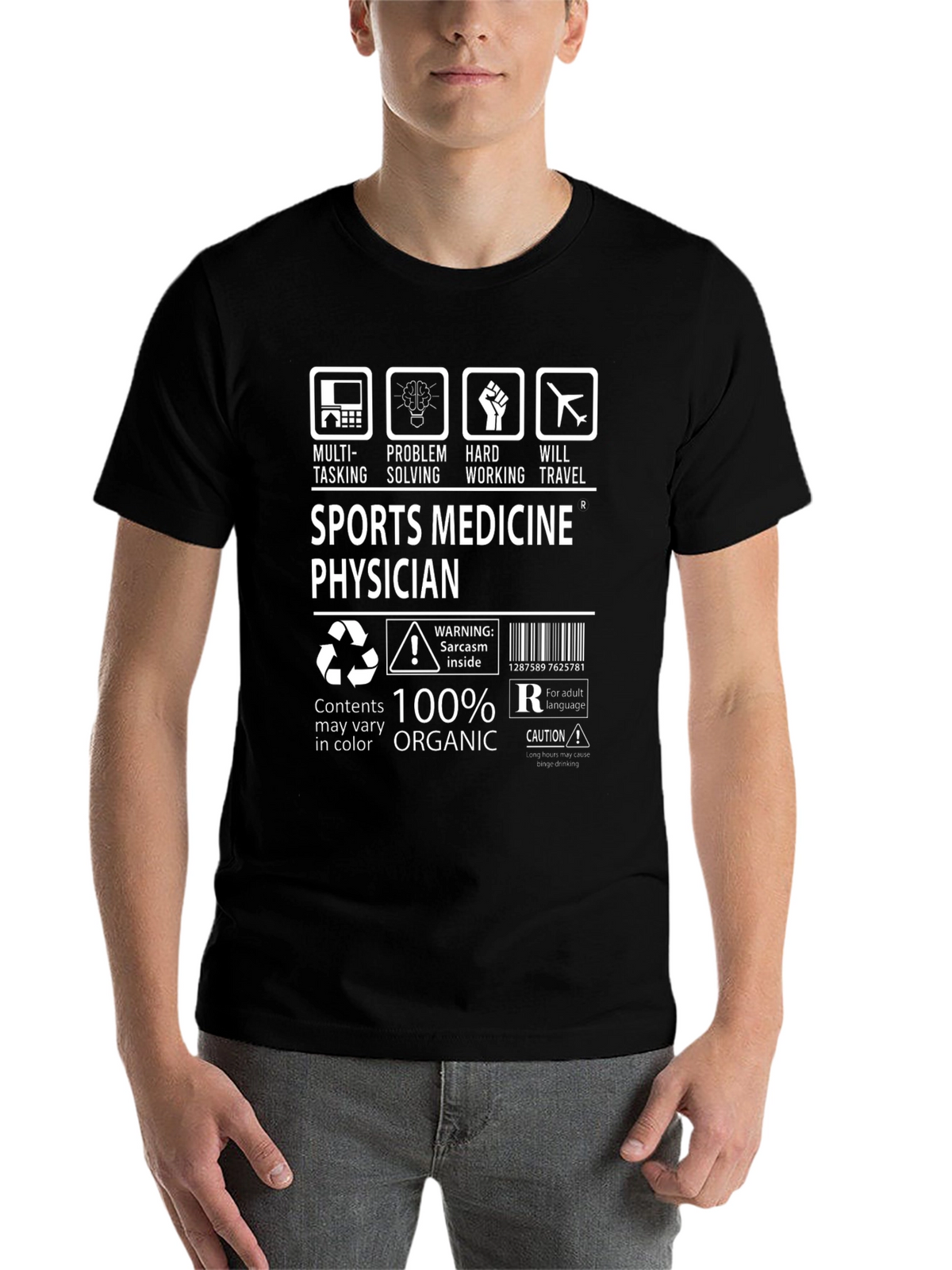 Sports Medicine Physician 100% Organic T-Shirt