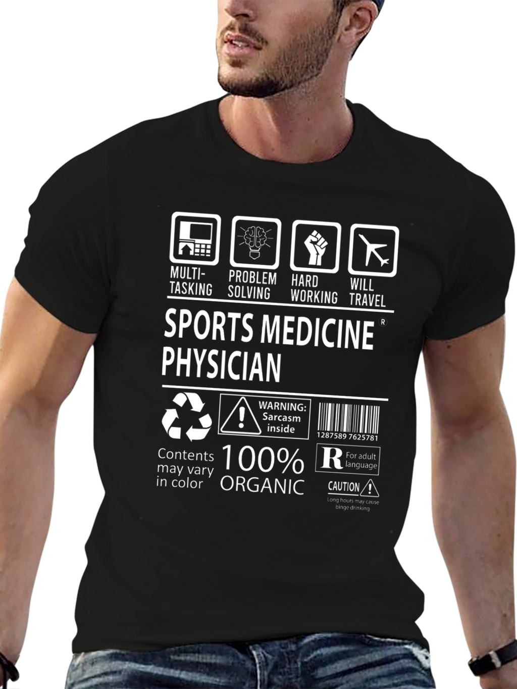 Sports Medicine Physician 100% Organic T-Shirt