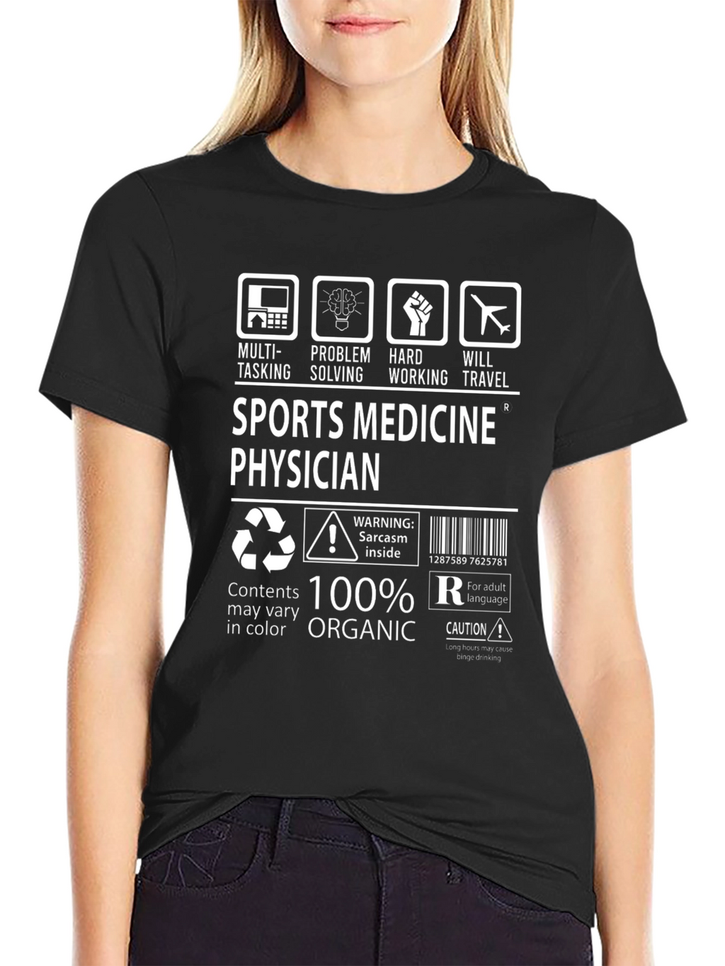 Sports Medicine Physician 100% Organic T-Shirt