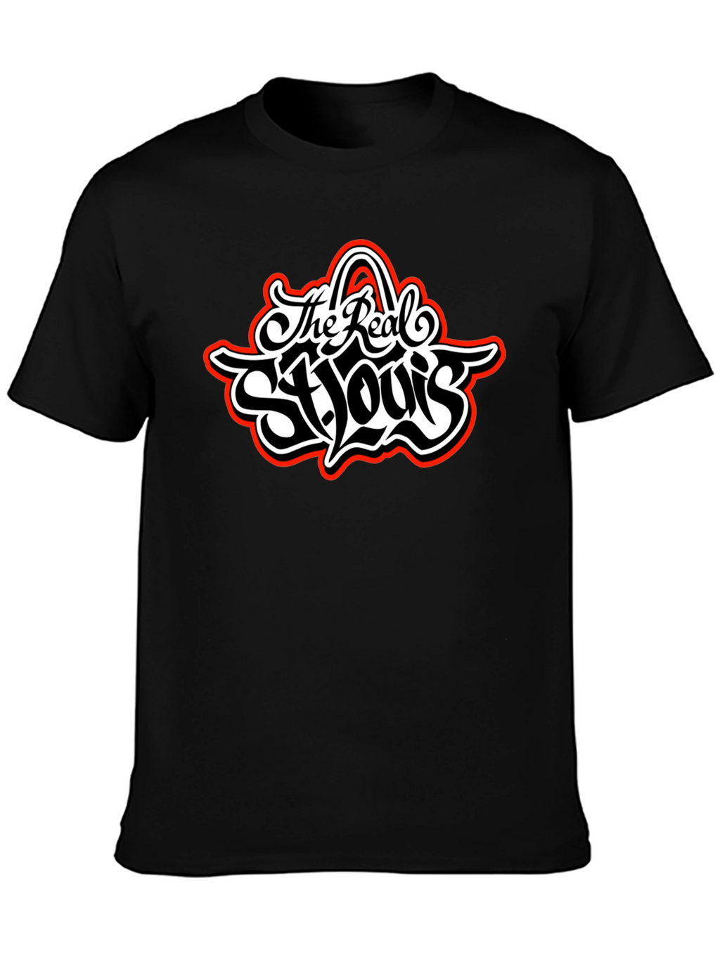 The Real St. Louis Black Graphic Tee