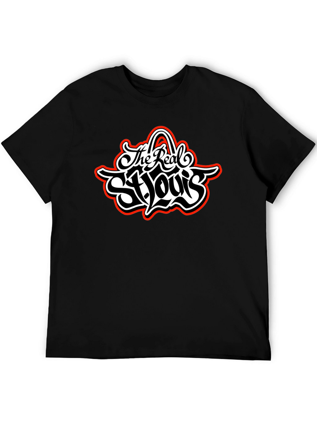 The Real St. Louis Black Graphic Tee