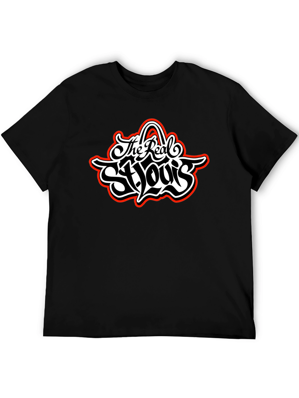 The Real St. Louis Black Graphic Tee