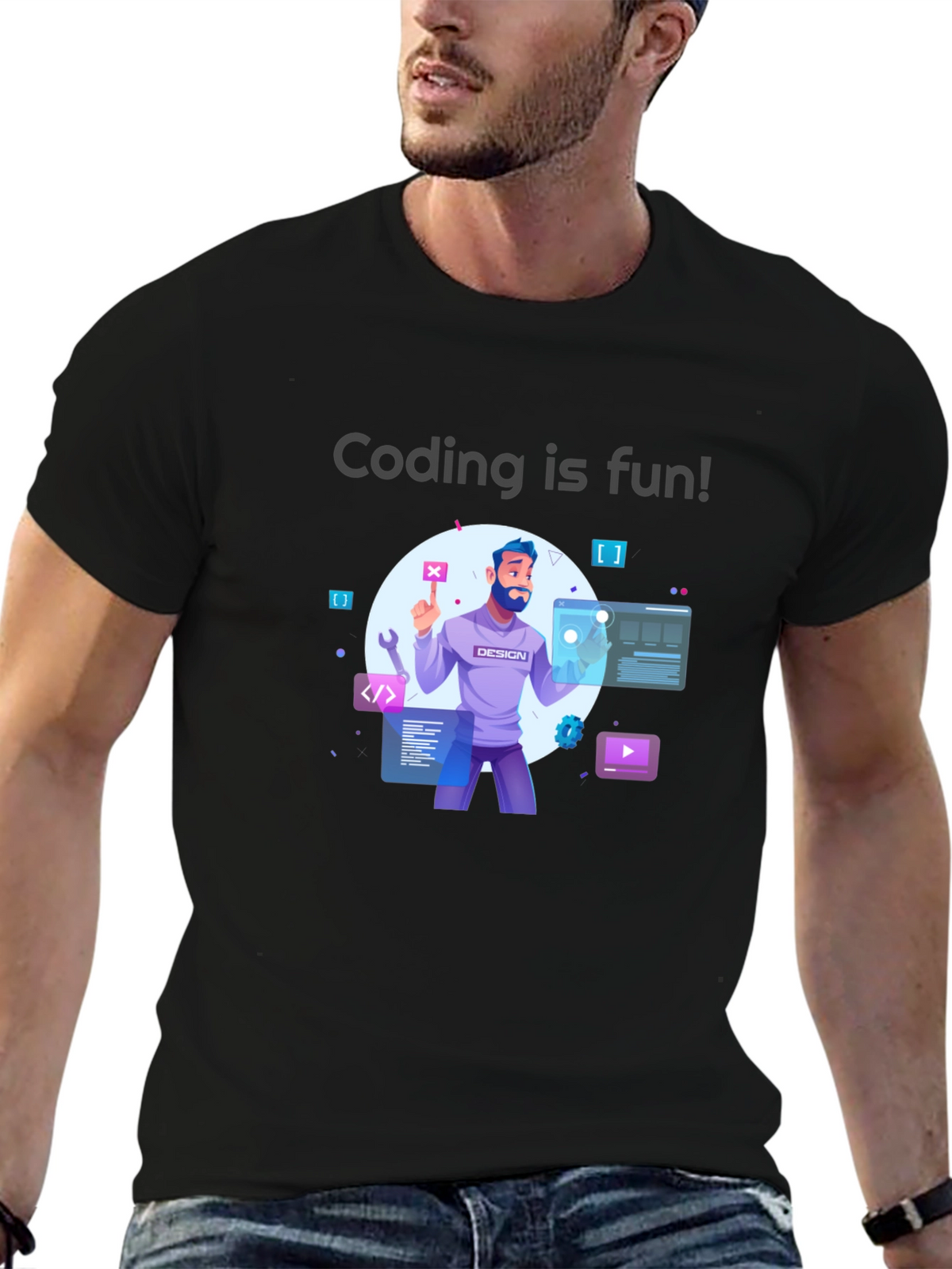 Coding is Fun T-Shirt - Programmer Design Tee