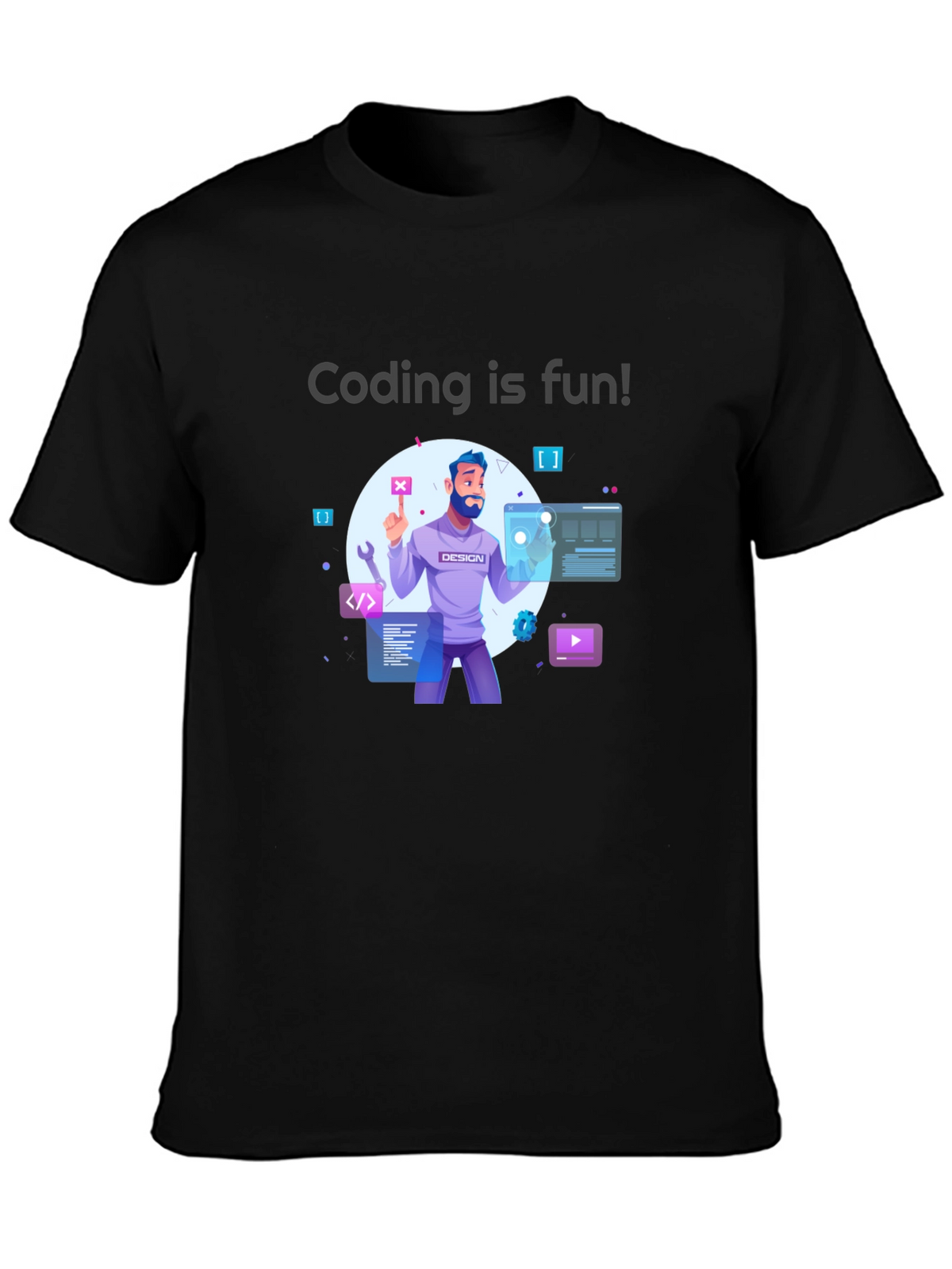 Coding is Fun T-Shirt - Programmer Design Tee