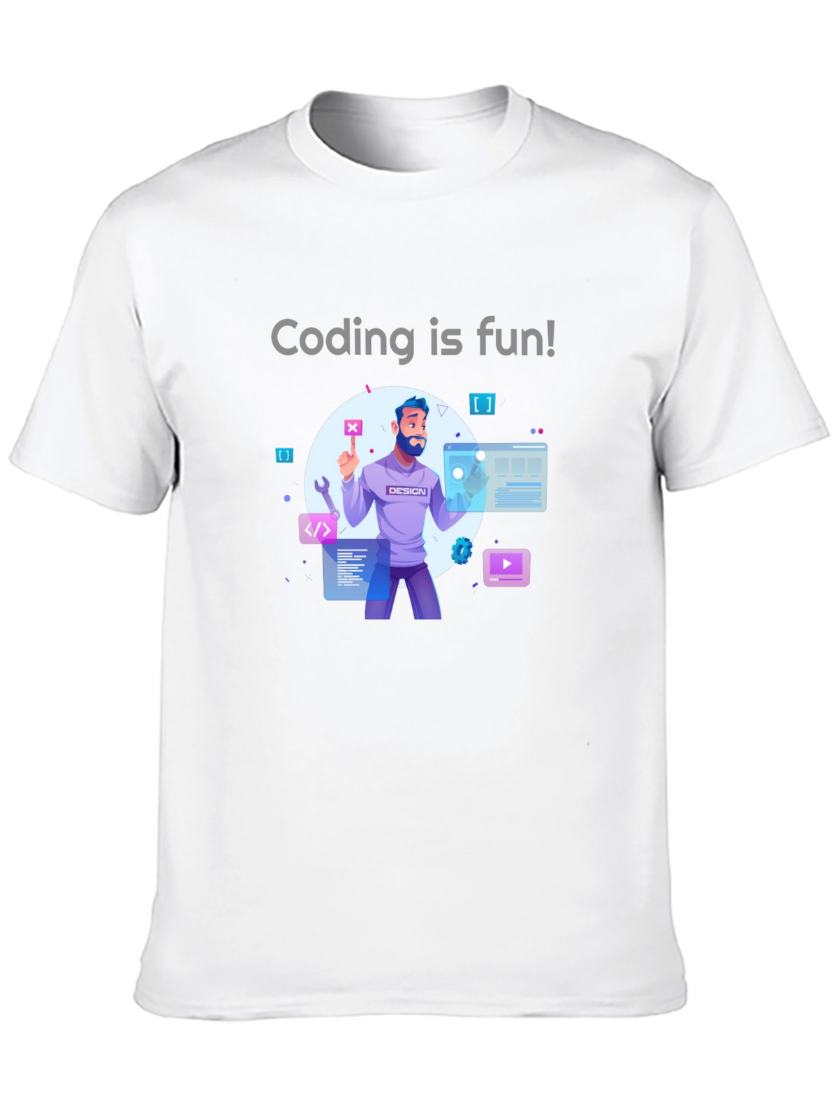 Coding is Fun T-Shirt - Programmer Design Tee