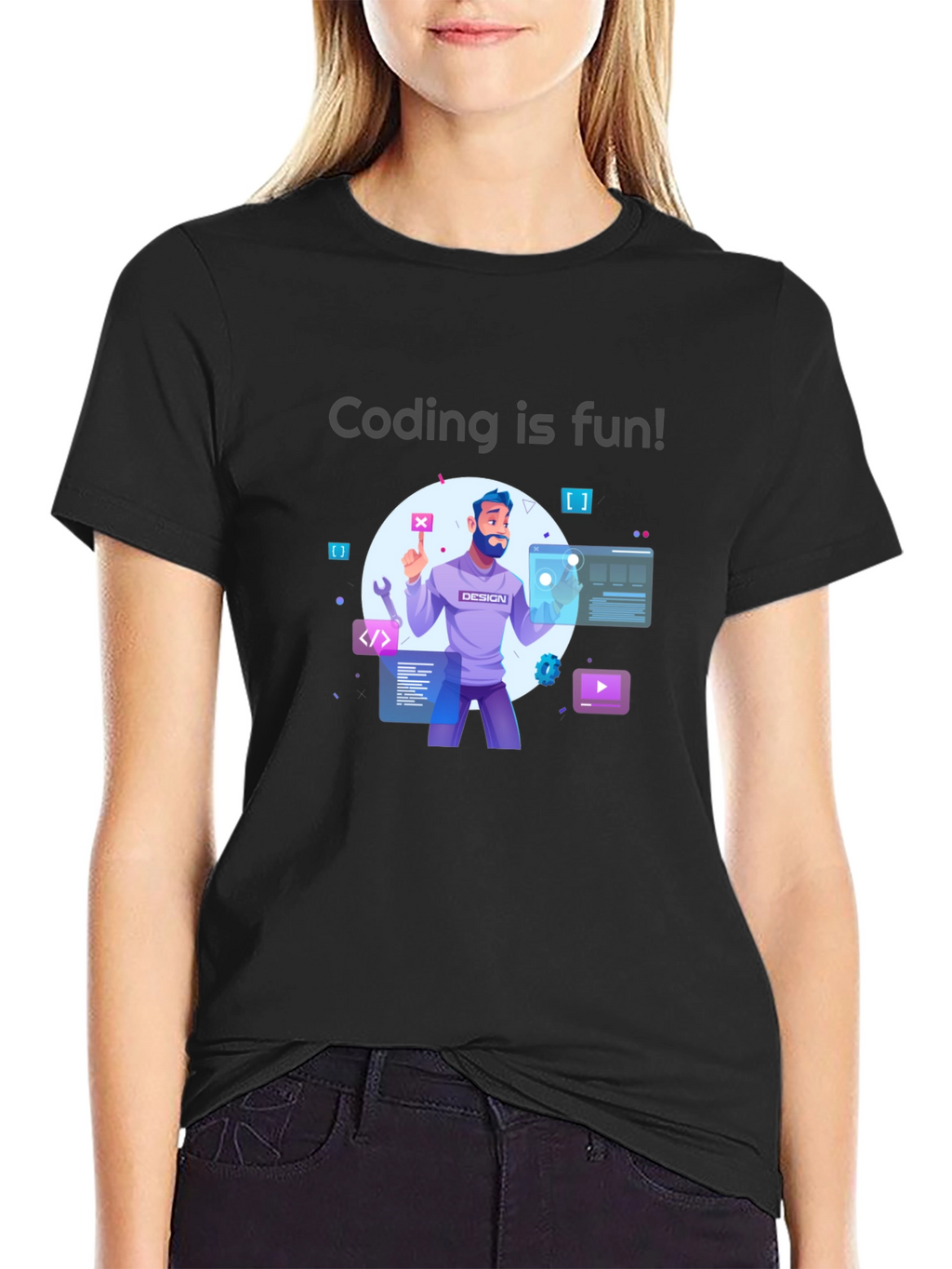 Coding is Fun T-Shirt - Programmer Design Tee