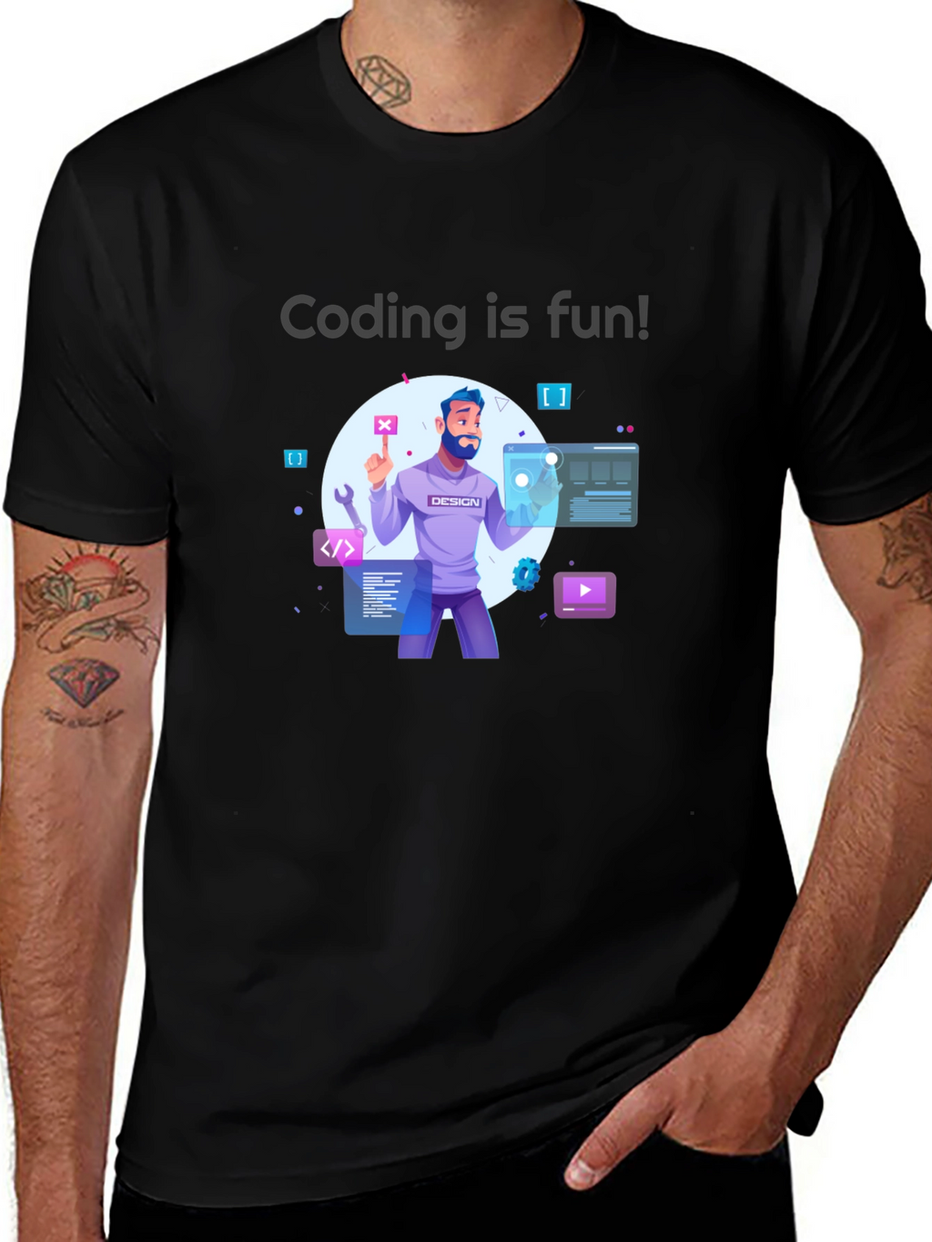 Coding is Fun T-Shirt - Programmer Design Tee