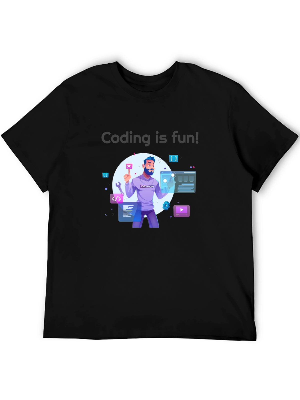 Coding is Fun T-Shirt - Programmer Design Tee