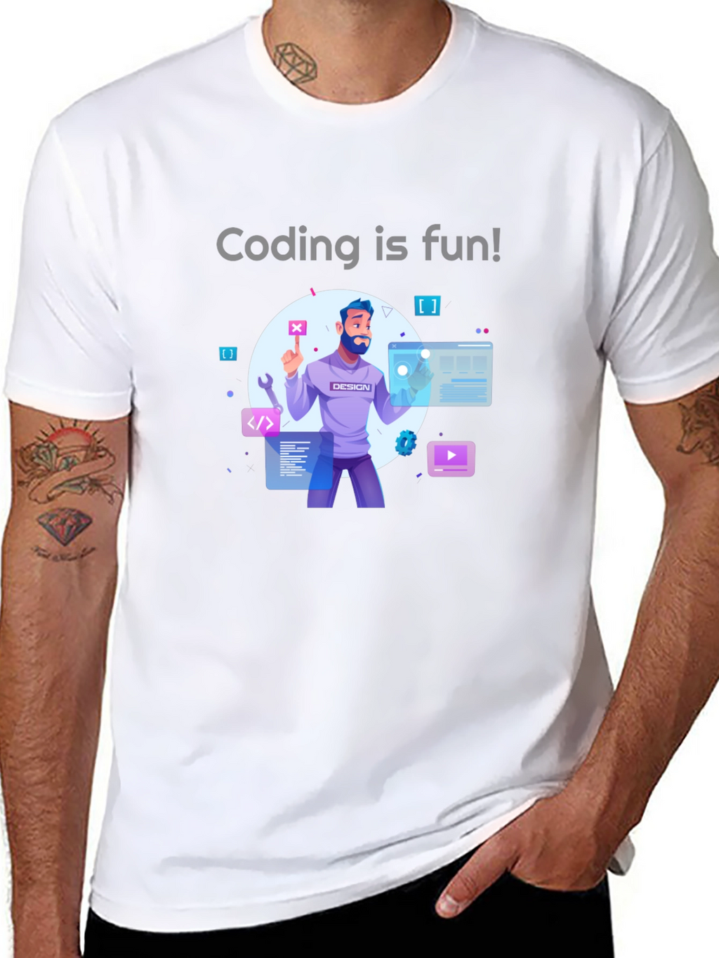 Coding is Fun T-Shirt - Programmer Design Tee