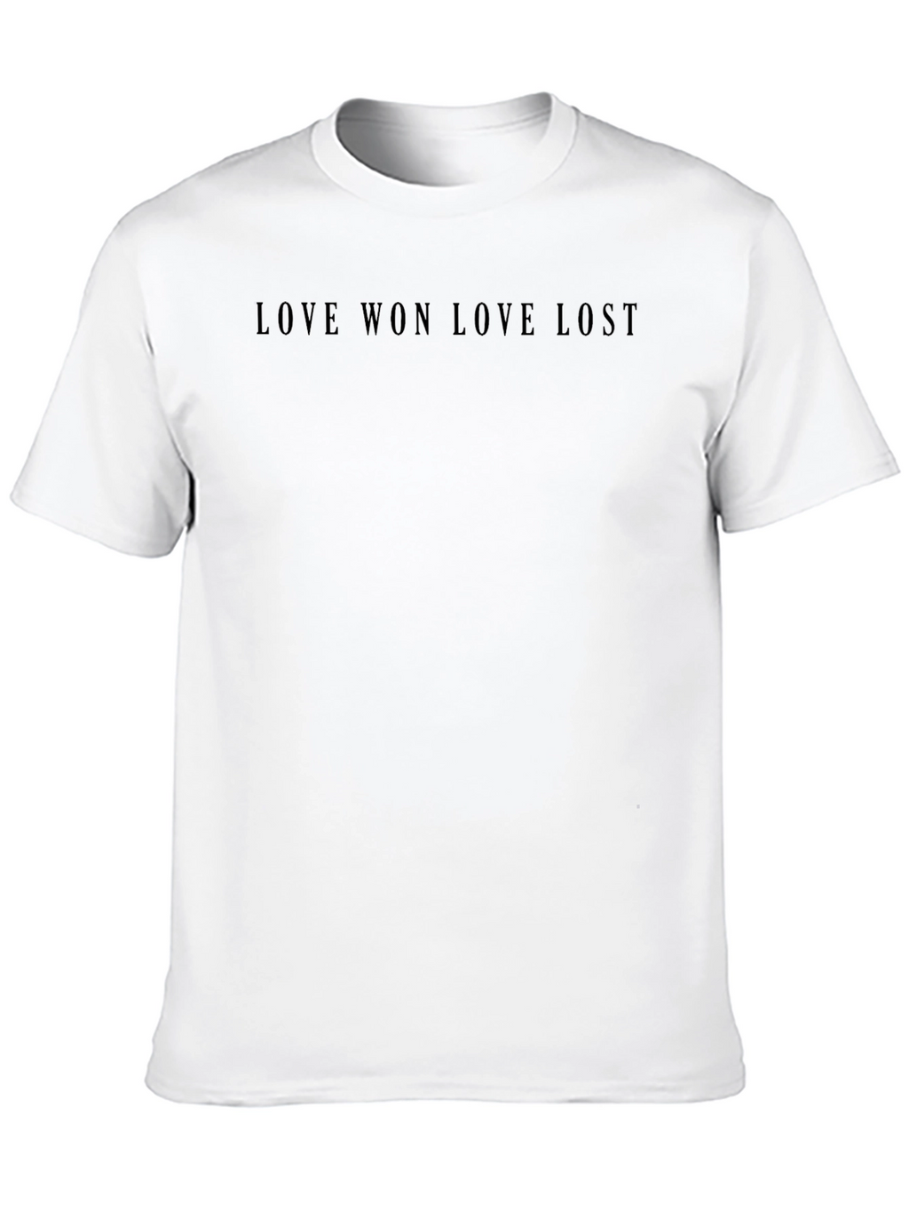 Love Won Love Lost Black Graphic Tee
