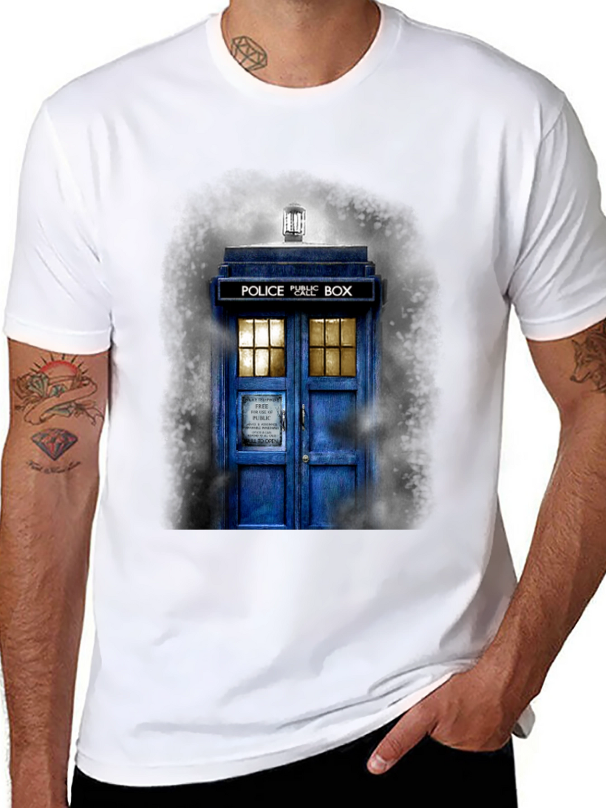 Dr. Who Tardis Graphic T-Shirt